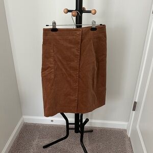 Banana Republic Brown Corduroy Skirt